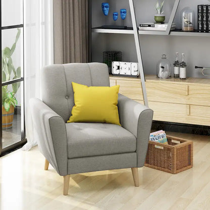 Fauteuil club capitonné moderne de style médiéval