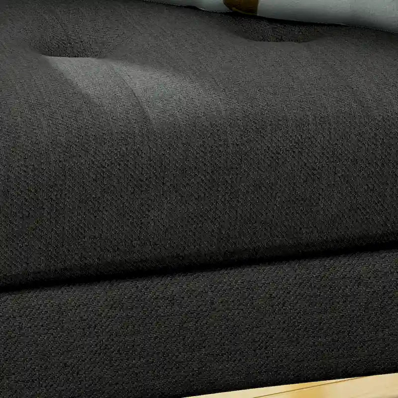 Fauteuil club capitonné moderne de style médiéval