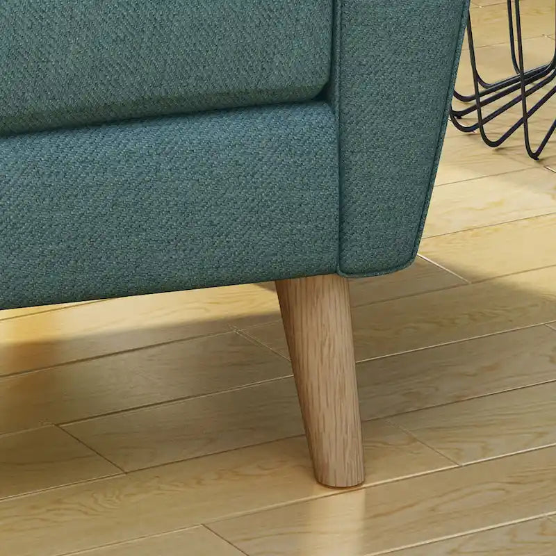 Fauteuil club capitonné moderne de style médiéval