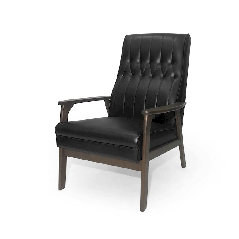 Fauteuil moderne de style médiéval - 65,4 cm de large x 80,0 cm de profondeur x 99,1 cm de haut