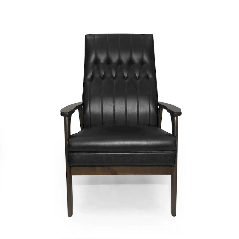 Fauteuil moderne de style médiéval - 65,4 cm de large x 80,0 cm de profondeur x 99,1 cm de haut