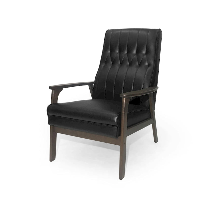 Fauteuil moderne de style médiéval - 65,4 cm de large x 80,0 cm de profondeur x 99,1 cm de haut