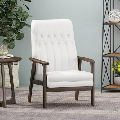 Fauteuil moderne de style médiéval - 65,4 cm de large x 80,0 cm de profondeur x 99,1 cm de haut