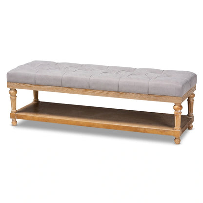 Banc de rangement de style campagnard moderne