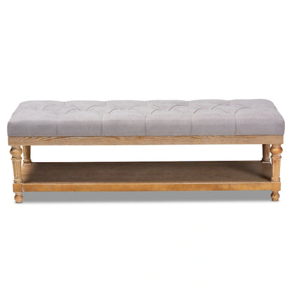 Banc de rangement de style campagnard moderne
