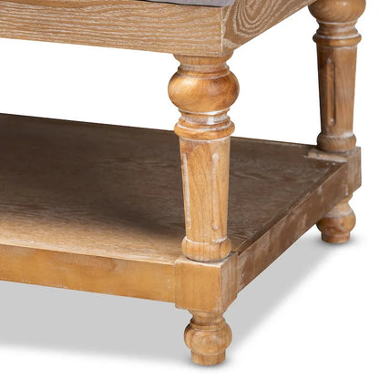 Banc de rangement de style campagnard moderne