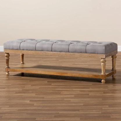 Banc de rangement de style campagnard moderne