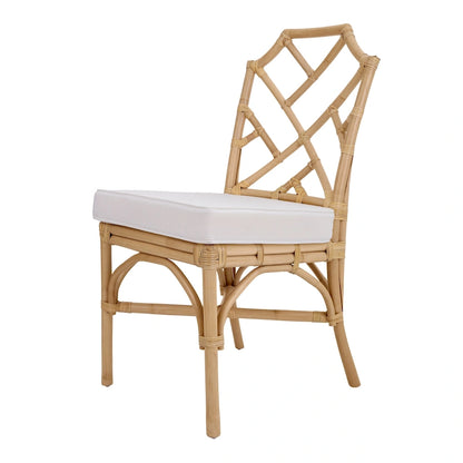Chaises de salle à manger en rotin, (Lot de 2)