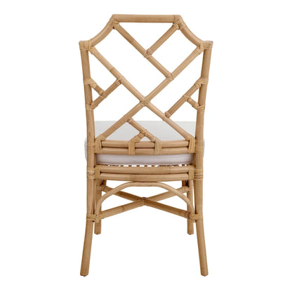 Chaises de salle à manger en rotin, (Lot de 2)