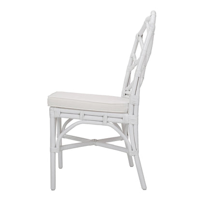 Chaises de salle à manger en rotin, (Lot de 2)
