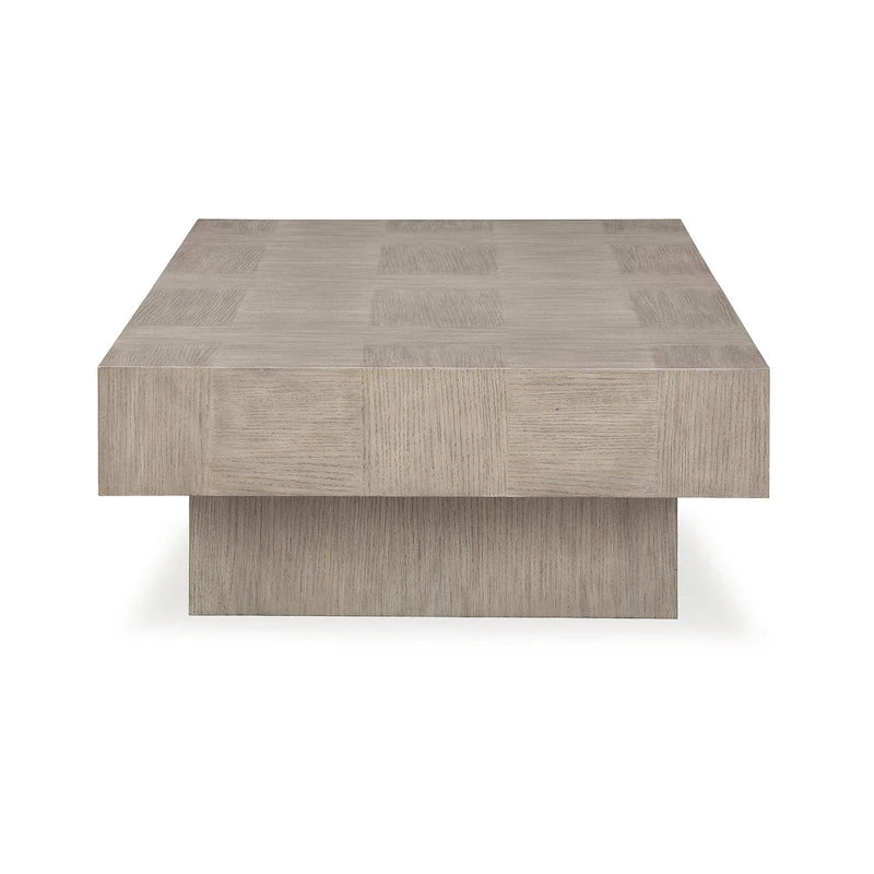 Table basse gris-brun clair - 60L x 35P x 16H