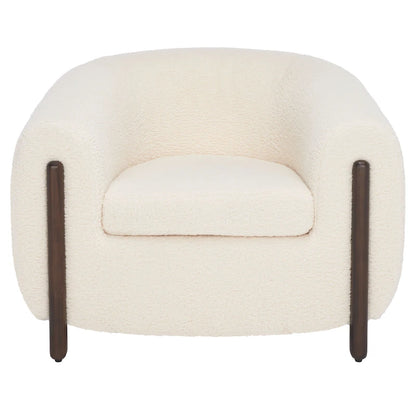 Fauteuil d'appoint dossier incurvé - 38 po L x 34 po P x 28 po H - 38Lx34Px28H