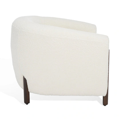 Fauteuil d'appoint dossier incurvé - 38 po L x 34 po P x 28 po H - 38Lx34Px28H
