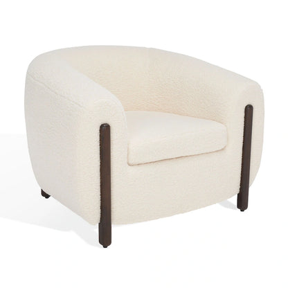 Fauteuil d'appoint dossier incurvé - 38 po L x 34 po P x 28 po H - 38Lx34Px28H