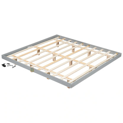 Lit flottant King Size avec lumières LED