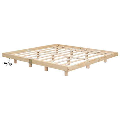 Lit flottant King Size avec lumières LED