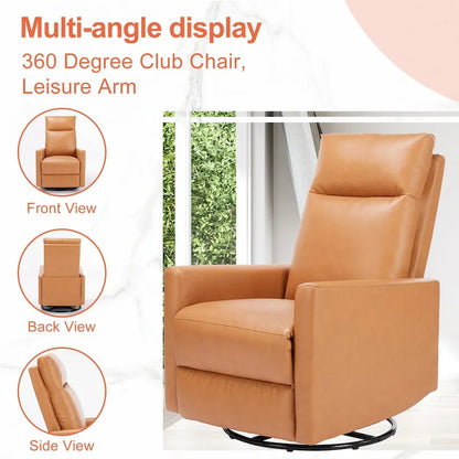 Fauteuil Inclinable Manuel Simple, 8 Modes de Massage Différents, Marron